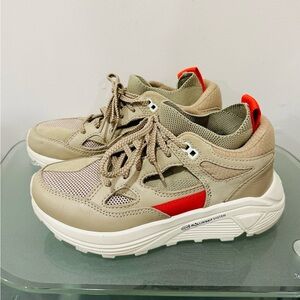 Brandblack Aura Men’s Tan Chunky Dad Sole Sock Shoes Sneakers 5,5  Trainers High